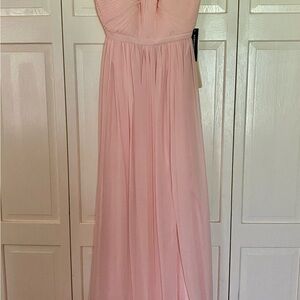 Adrianna Papell Blush Strapless Dress